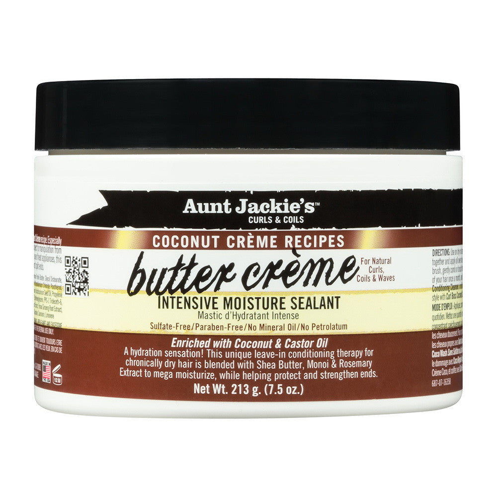 Aunt Jackie's Coconut Butter Creme Intensive Moisture Sealant, 7.5 Oz